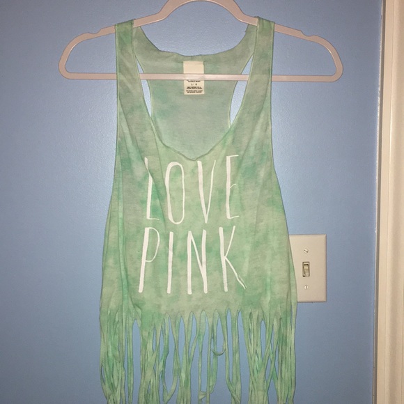 PINK Victoria's Secret Tops - VS PINK tie dye tank top